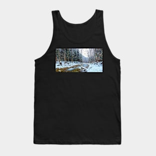 Oltetului river and pass in Romania Tank Top